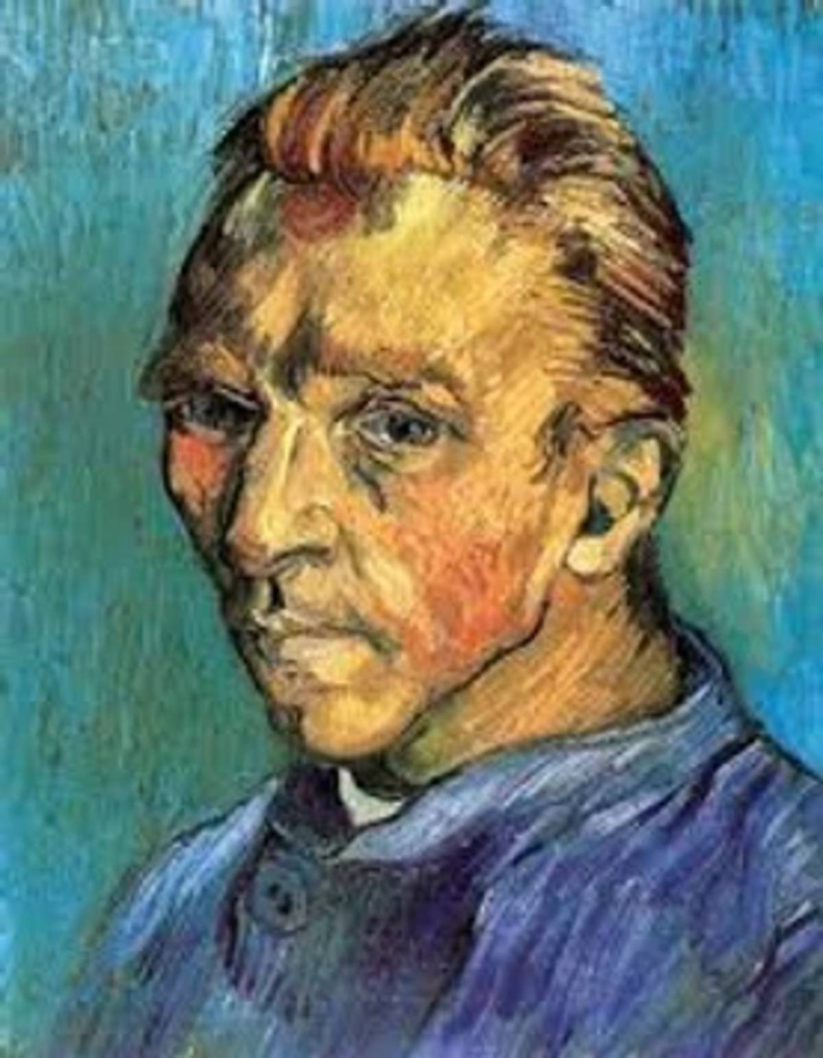 畫中湧流的生命熱誠與愛。梵高(上)